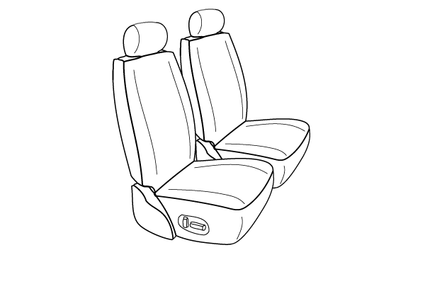 1st- (LB) (h=2) Buckets w/ Adjustable Headrests (Bighorn Tradesman)